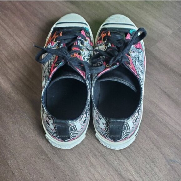 Burberry Kingly Colourful Low Top Sneakers Size 9 - Picture 4 of 16